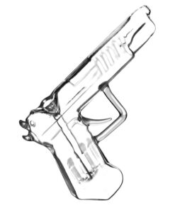 Smoking Gun Glass Bubbler - Headshop.com