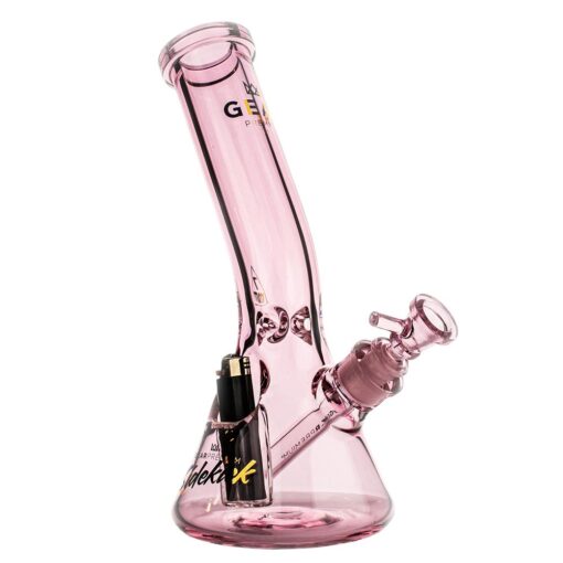 Gear Premium Sidekick Laid Back Glass Beaker Water Pipe | 12" - Headshop.com
