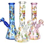 Spring Break 2024 Glass Beaker Water Pipe | 10" | 14mm F - Headshop.com
