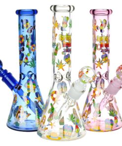 Spring Break 2024 Glass Beaker Water Pipe | 10" | 14mm F - Headshop.com