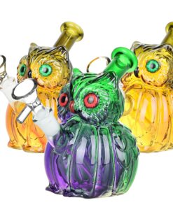 What A Hoot Glass Water Pipe - 5" / 14mm F / Colors Vary - Headshop.com