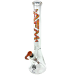 AFM The Munching 9mm Beaker Bong - 18" with Heavy Wall Borosilicate Glass, Front View