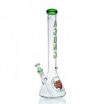 Agung Angry Bull Beaker Glass Bong 45cm Green