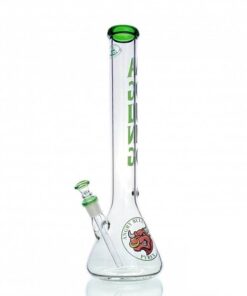 Agung Angry Bull Beaker Glass Bong 45cm Green