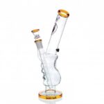 Agung Angry Bull Gripper Glass Bong 29cm Amber