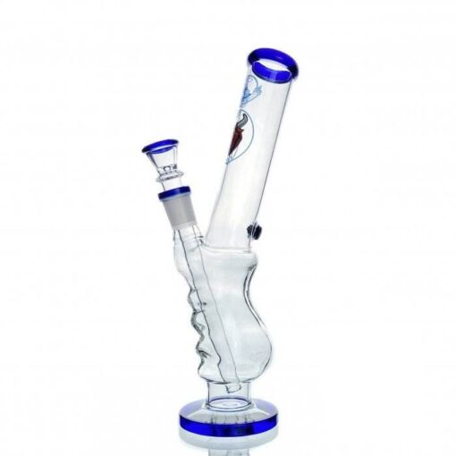 Agung Angry Bull Gripper Glass Bong 29cm Blue
