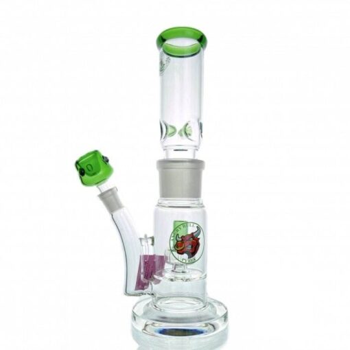 Agung Angry Bull Modular Diffuser Glass Bong 32cm Green