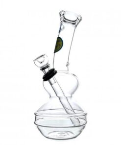 Agung Big Double Bubble Glass Bong 25cm