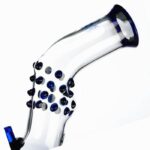 Agung Blue Dot Bubble Glass Bong 31cm