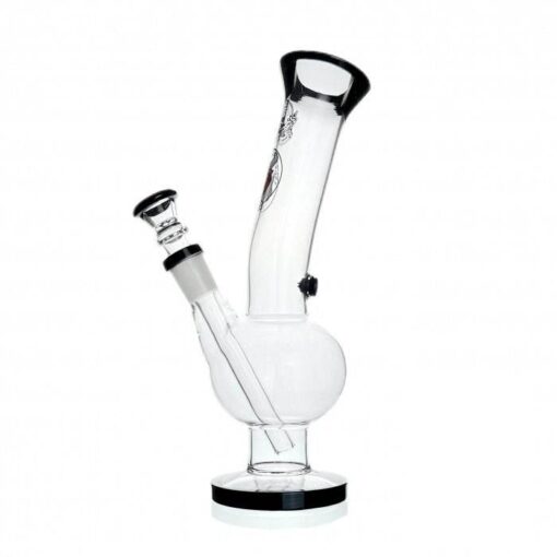 Agung Bull Bubble Glass Bong 25cm Black