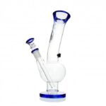 Agung Bull Bubble Glass Bong 25cm Blue