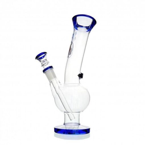 Agung Bull Bubble Glass Bong 25cm Blue