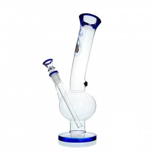 Agung Bull Bubble Glass Bong 31cm Blue