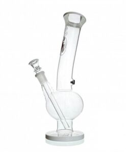 Agung Bull Bubble Glass Bong 31cm White