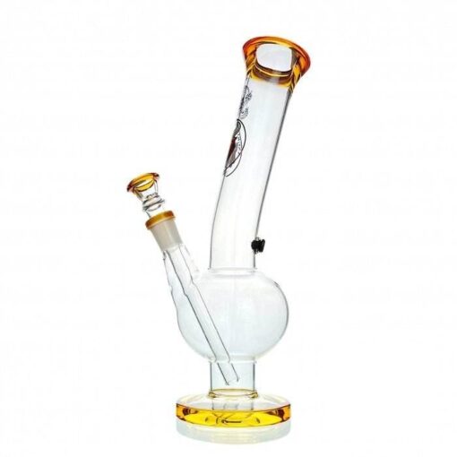 Agung Bull Bubble Glass Bong 31cm Amber