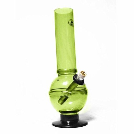 Agung Classic Bubble Acrylic Bong 28cm Lime Green