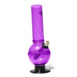 Agung Classic Bubble Acrylic Bong 28cm Purple