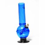 Agung Classic Bubble Acrylic Bong 28cm Blue
