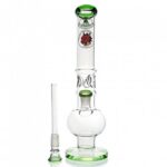Agung Crazy Dragon Ice Slider Bubble Glass Bong 33cm Green