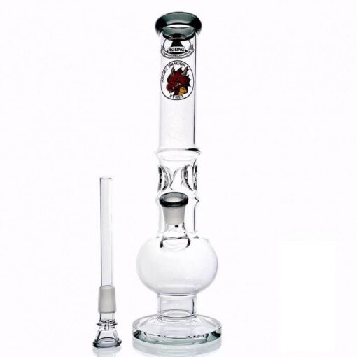 Agung Crazy Dragon Ice Slider Bubble Glass Bong 33cm Black