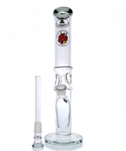 Agung Crazy Dragon Ice Slider Glass Bong 33cm Black