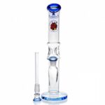 Agung Crazy Dragon Ice Slider Glass Bong 33cm Blue