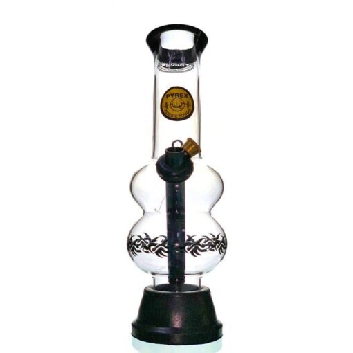 Agung Double Bubble Glass Bong 24cm