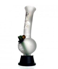 Agung Frosted Bubble Glass Bong 24cm