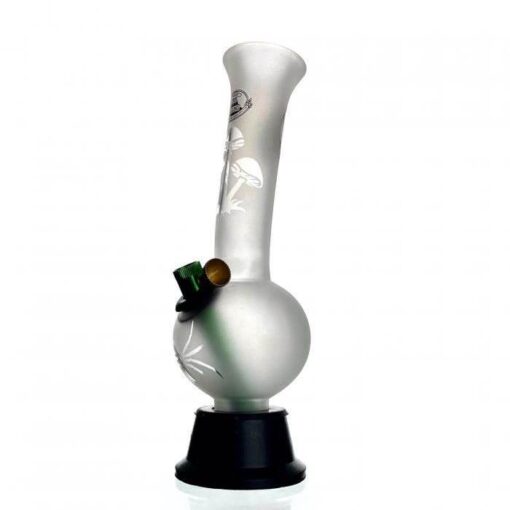 Agung Frosted Bubble Glass Bong 24cm