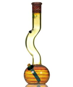 Agung Gold Fume Curve Glass Bong 36cm
