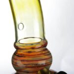 Agung Gold Fume Glass Bong 22cm