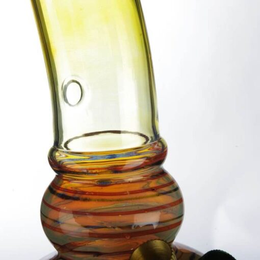 Agung Gold Fume Glass Bong 22cm