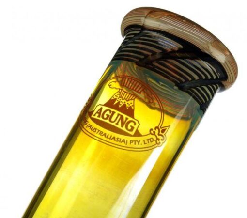 Agung Gold Fume Glass Bong 22cm