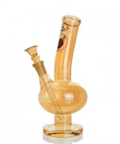 Agung Gold Luster Bubble Glass Bong 25cm