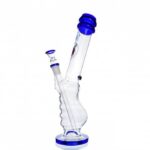 Agung Gripper Glass Bong 33cm Blue