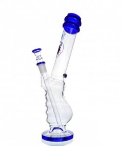 Agung Gripper Glass Bong 33cm Blue