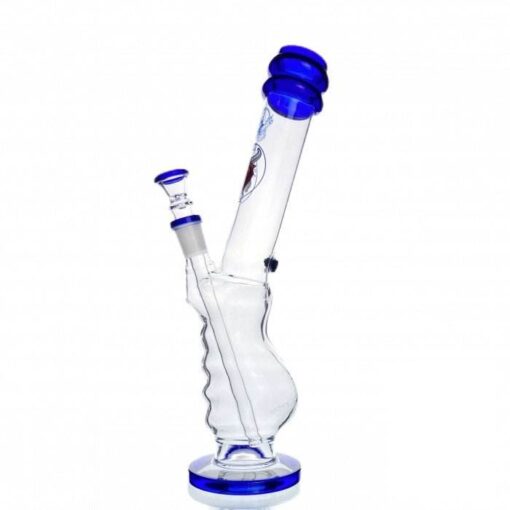 Agung Gripper Glass Bong 33cm Blue