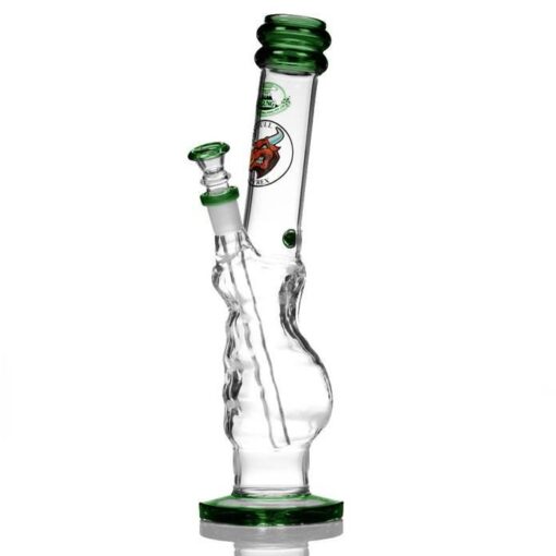 Agung Gripper Glass Bong 33cm Green