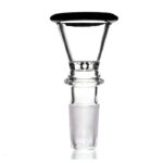 Agung Large Glass Cone Piece 14mm Black