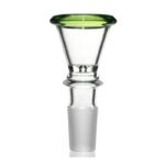 Agung Large Glass Cone Piece 14mm Green