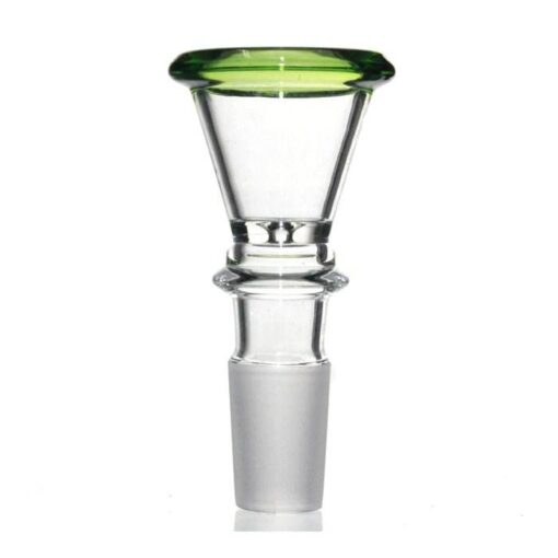 Agung Large Glass Cone Piece 14mm Green