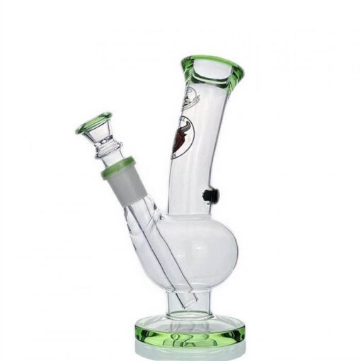 Agung Little Angry Bull Glass Bong 20cm Green