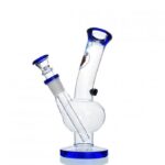 Agung Little Angry Bull Glass Bong 20cm Blue