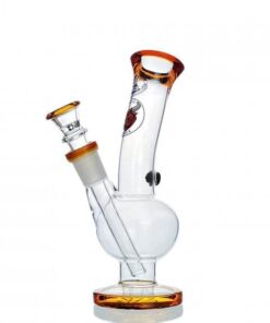 Agung Little Angry Bull Glass Bong 20cm Amber