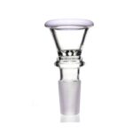 Agung Medium Glass Cone Piece 14mm White
