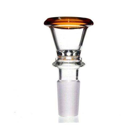 Agung Medium Glass Cone Piece 14mm Amber