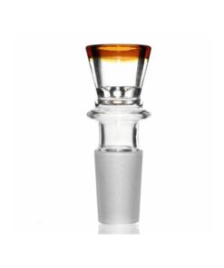 Agung Mini Glass Cone Piece 14mm Amber