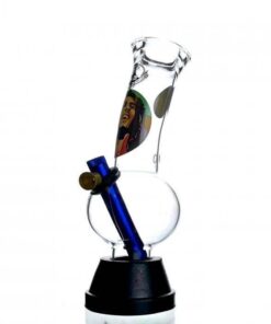 Agung Rasta Bob Marley Glass Bong 24cm