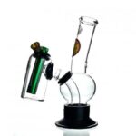 Agung Shorty Double Chamber Glass Bong 18cm