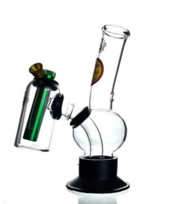 Agung Shorty Double Chamber Glass Bong 18cm